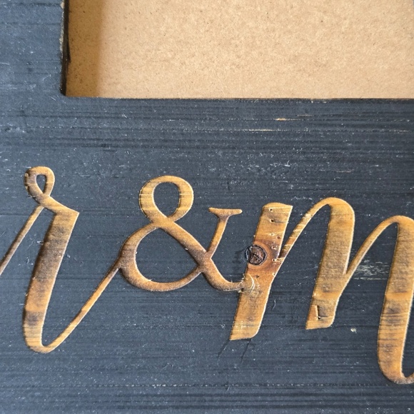 SoHa Living Elegant Black 'Mr & Mrs' Photo Frame - Picture 8 of 11